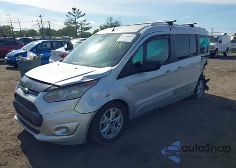 2014 Ford Transit Connect Xlt z USA, uszkodzony, nr VIN NM0GS9F7XE1151766